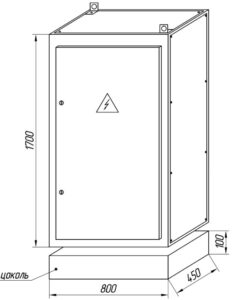 Корпус распределительного ВРУ